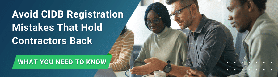 CIDB Registration Requirements in South Africa