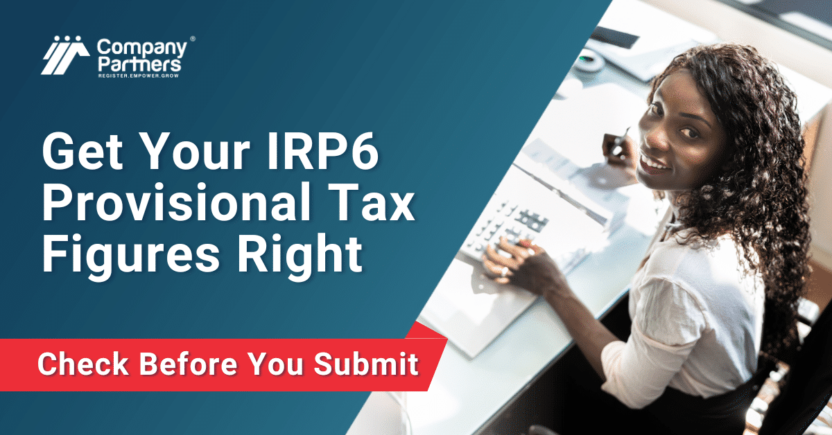 8 Checks to complete before your IRP6 Tax Return in August 2026